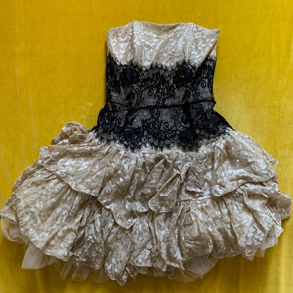 Melanie Lyne Lace/Tulle dress (Jessica McClintock) - Picture 1 of 4